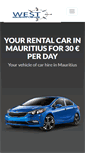 Mobile Screenshot of carhiremauritius.com